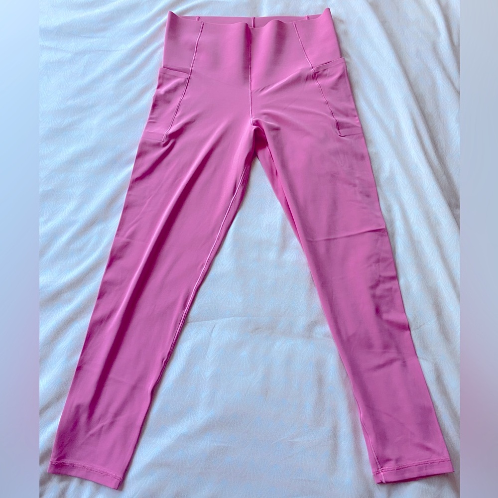 OFFLINE By Aerie Real Me Xtra High Waisted Hold Up! Legging pink large Like New